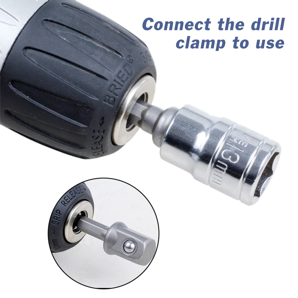 Переходник для гнезда 3 шт. шестигранный хвостовик из хромованадиевой стали 1/4