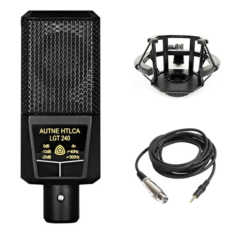 

Конденсаторный микрофон, профессиональный микрофон с большой диафрагмой для прямой трансляции, TIKTOK Youtube