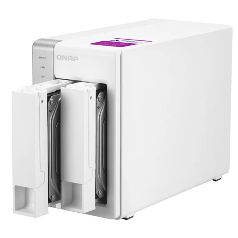 QNAP nas TS-231P2 2-bay 1g бездисковый nas, nas сервер nfs Сетевое хранилище Облачное хранилище, 2 года гарантии