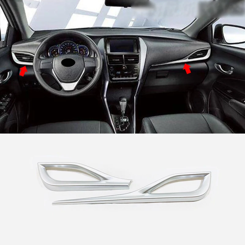 Матовый АБС пластик для Toyota Vios sedan 2019 2020 аксессуары LHD автомобильная левая и