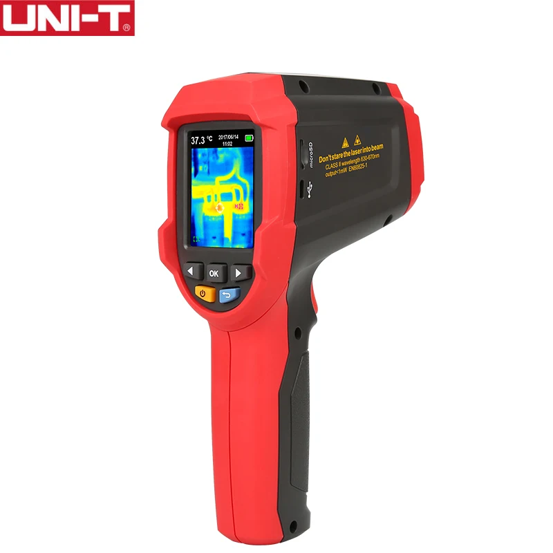 UNI-T UTi80 тепловизор изображения камера Инфракрасный термометр-30-400℃ 4800 пикселей Высокое разрешение дисплей измеритель температуры