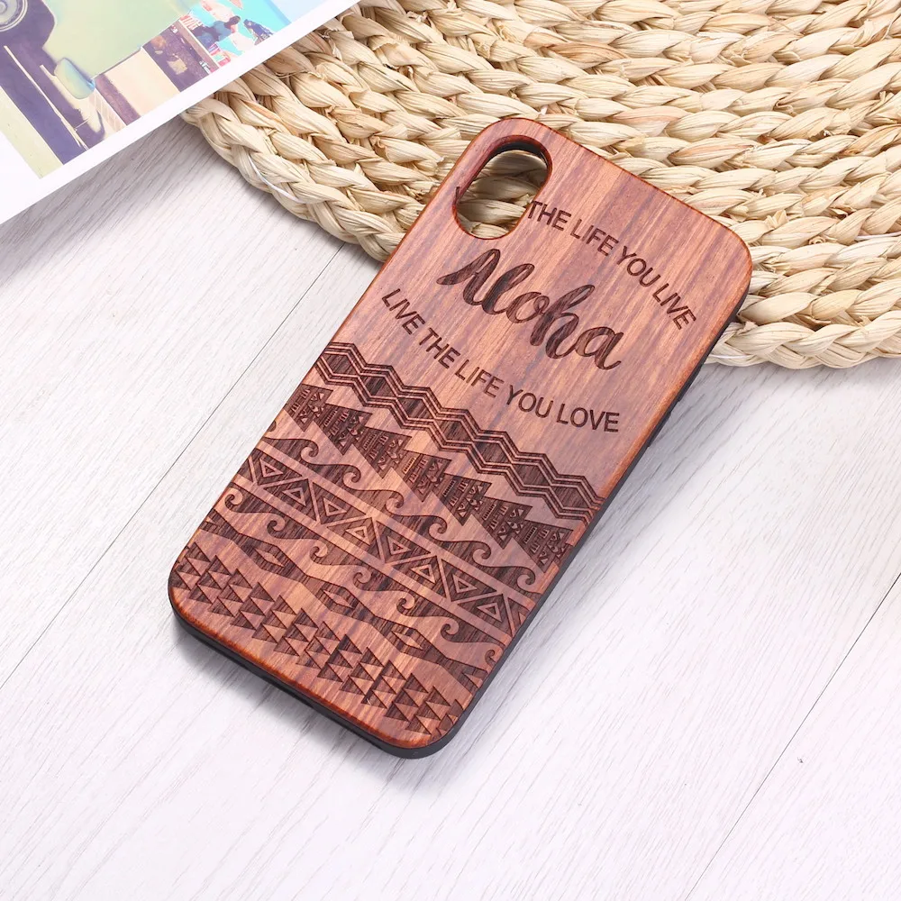Для iPhone 6 6S 6Plus 7 7Plus 8 8Plus X XR XS Max 11 Pro Max Выгравированные слова Aloha пляжный Летний чехол для телефона Coque
