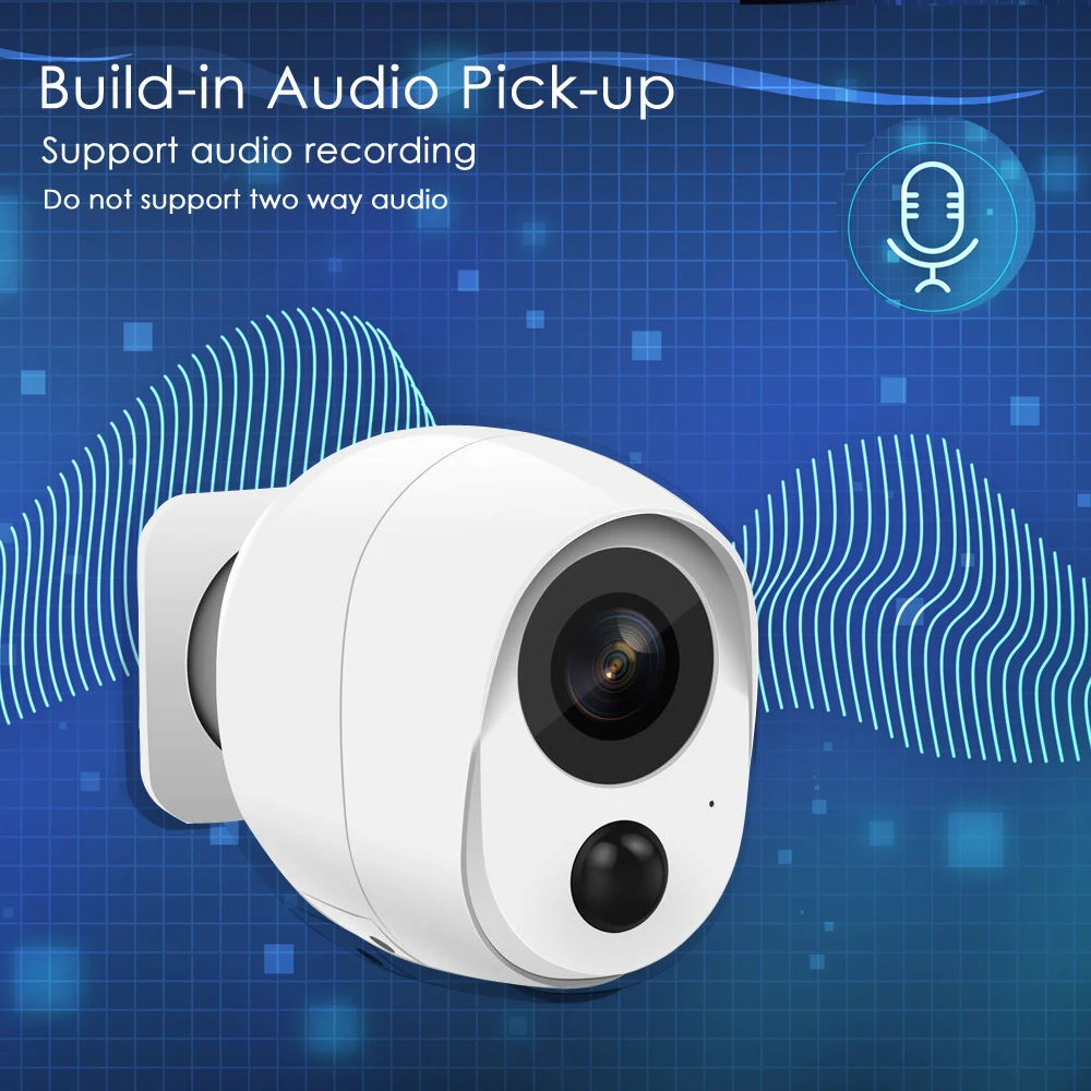IP камера с разрешением 1080p 2mp беспроводная охранная IP-камера, поддержка карты SD, WiFi, мегапиксельная, наружная, водонепроницаемая, инфракрасная подсветка, HD ONVIF CCTV домашняя камера
