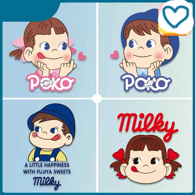 

Cartoon cute little girl love pattern handmade clothing printing stickers heat transfer offset heat transfer