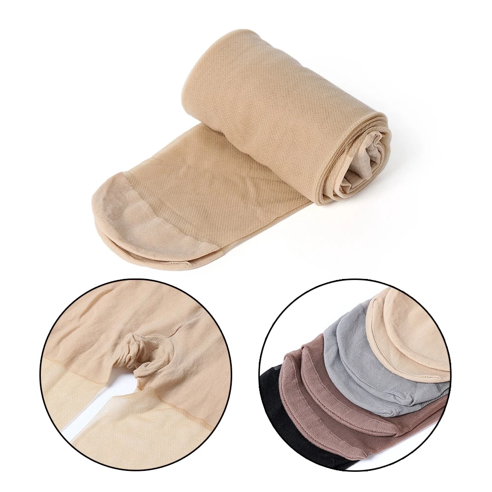1 Pc High Elastic Long Thin Stockings Women Pantyhose Sexy Skinny Legs Tights Prevent Hook Silk Collant Stocking Panties
