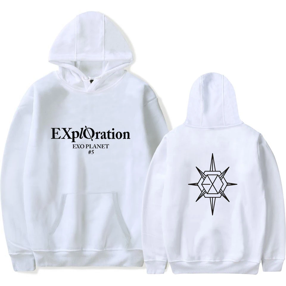 

EXO PLANET EXplOration Live Album Hoodie Men Women Ullzang Korean Style Sweatshirt Harajuku Kpop Fashion Graphic Autumn Hoodies