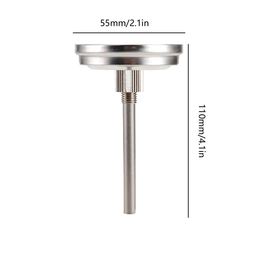 

Fully Stainless Steel Bimetal Dial Thermometer 0-250 +/-1% Accuracy Food Thermometer For Barbecue Food