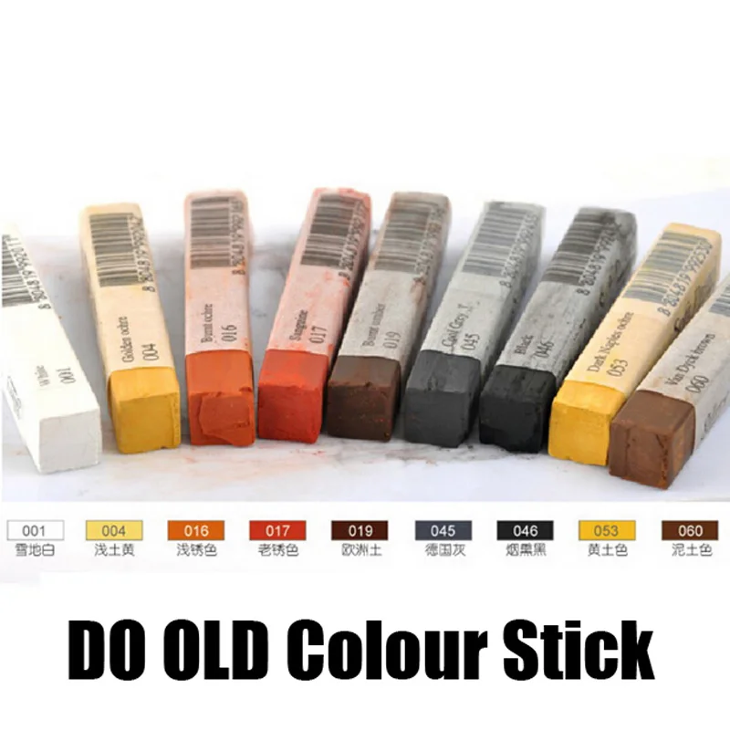 Herramientas para colorear, modelo de palo de color antiguo, materiales auxiliares especiales para hacer viejo-0