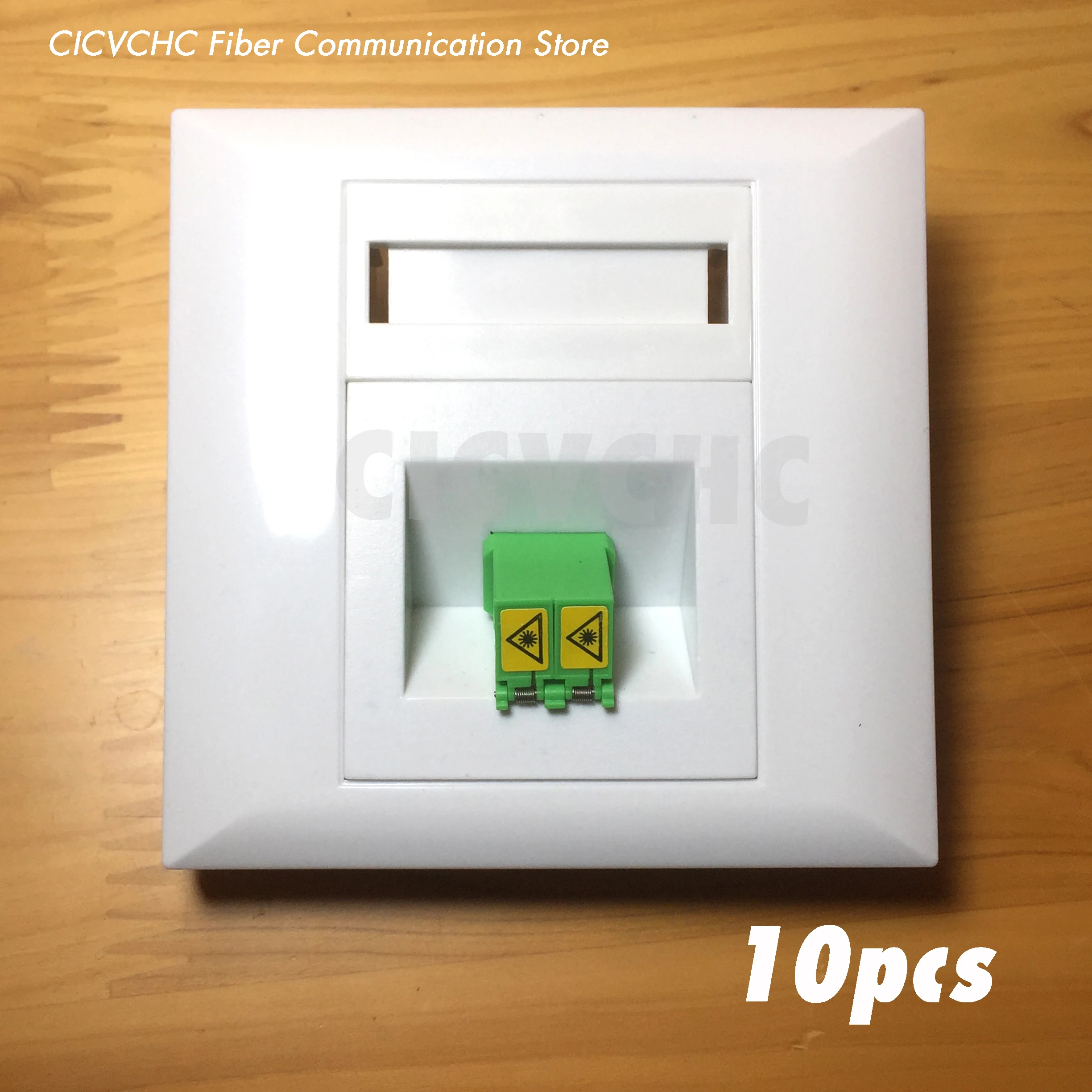 simcanal sc ou duplex lc branco ftth odn com 10 peças