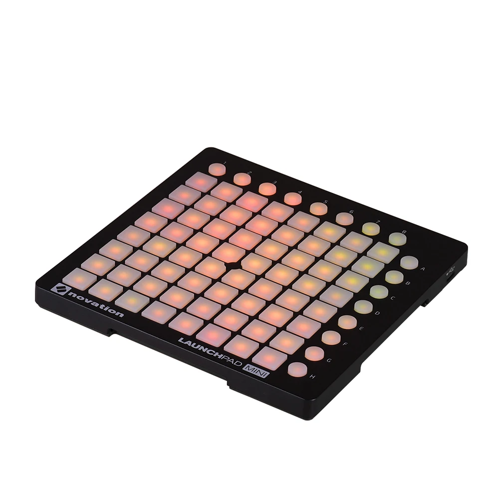 Novation LAUNCHPAD мини ультра-компактный USB MIDI Drum Pad Контролер для Ableton Live 64 подсвечиваемые колодки 16 кнопок управления с USB