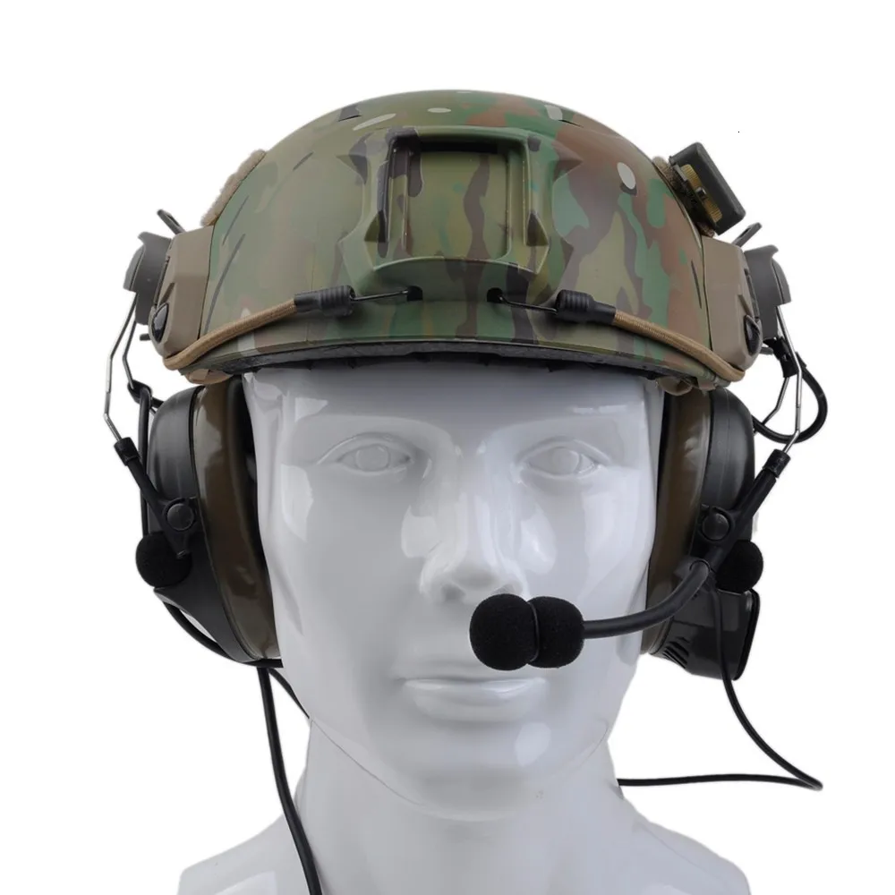 Z-tactical Z тактическая гарнитура Softair авиационные страйкбольные наушники Comtac I гарнитура для быстрых шлемов Peltor Rail Adapter Set