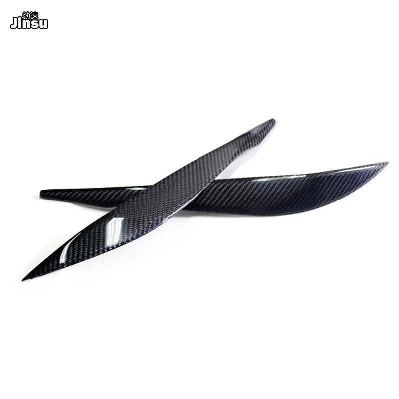 Наклейка из настоящего углеродного волокна Накладка для бровей и век крышка глаз