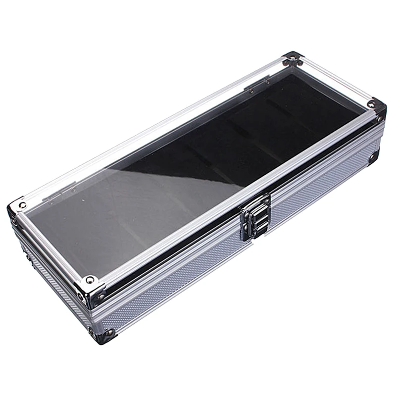 

Алюминиевый органайзер для часов, 6 ячеек