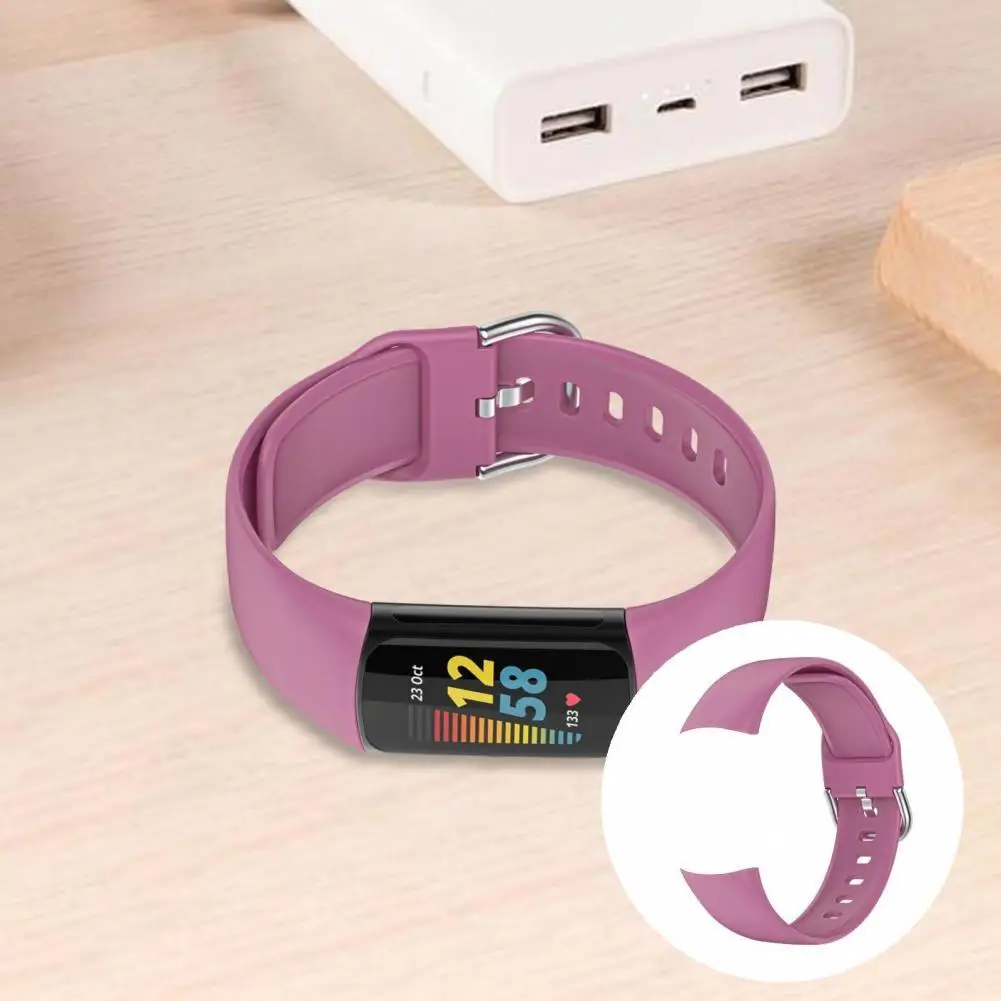 

Silicone Simple Watch Band Strap Replacement Solid Color Watch Band Flexible