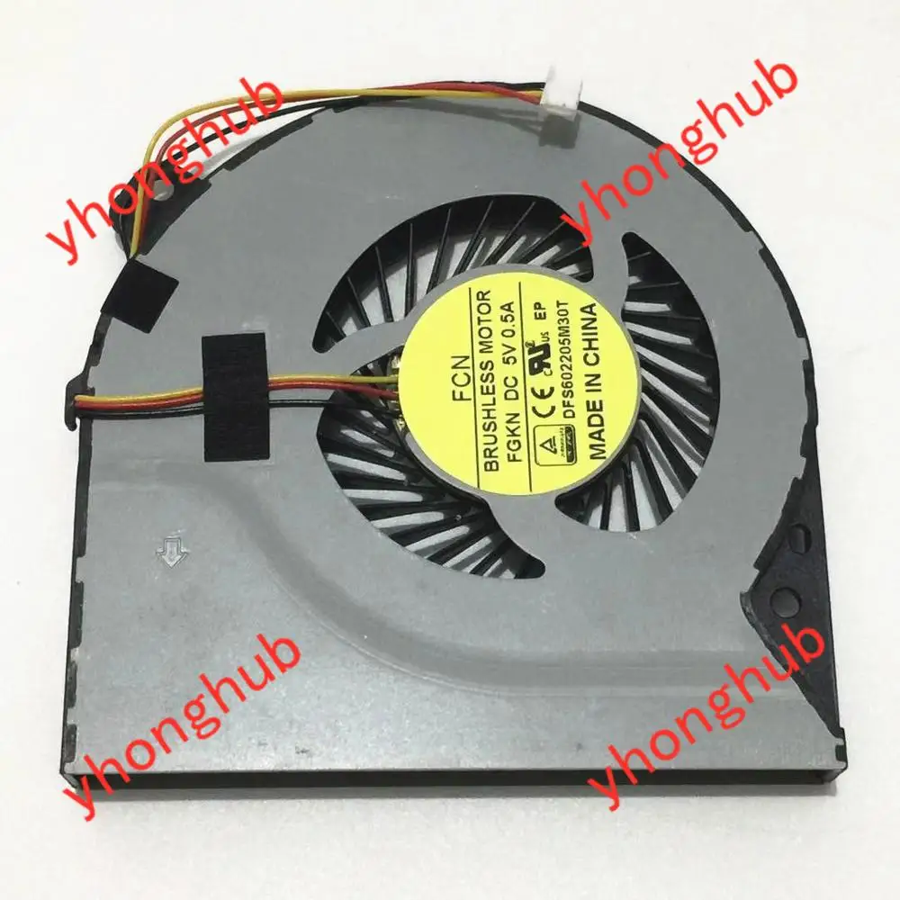 Delta Electronics ДТС DFS602205M30T KSB0705HA CM1G DC 5V 0.40A 3 провода Сервер вентилятор охлаждения|server
