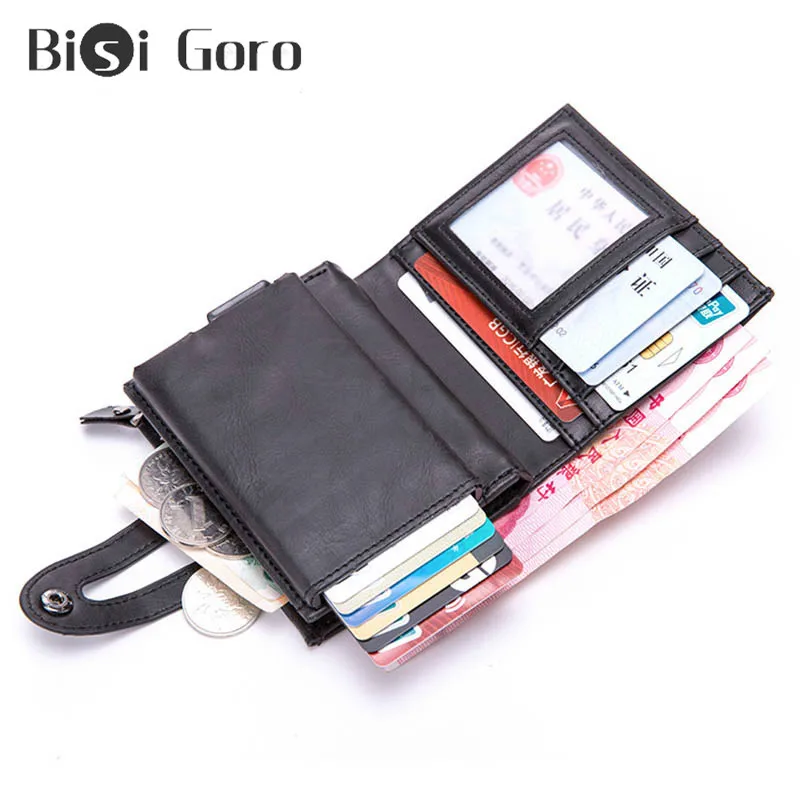 BISI GORO Новый Умный кошелек Cion с блокировкой RFID кредитный держатель для карт 2020
