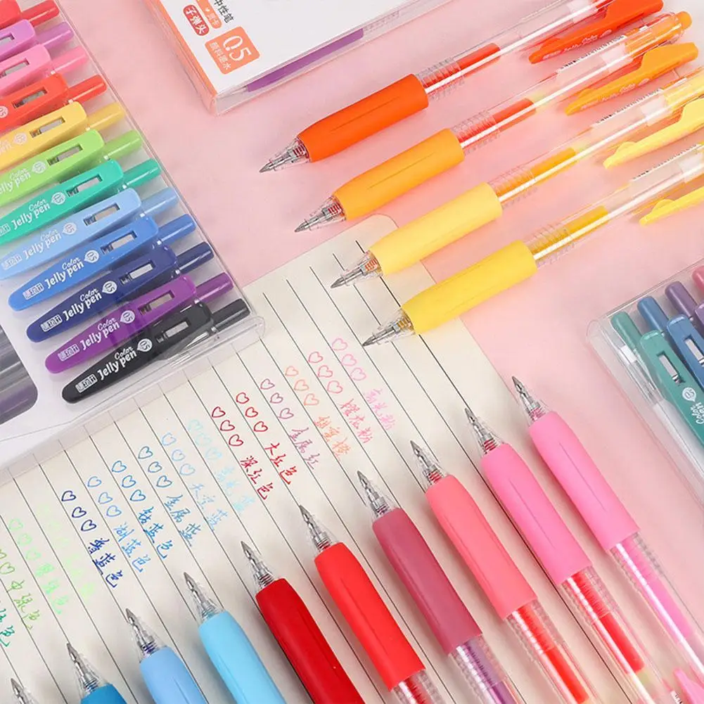 

Гелевая ручка 0,5 мм, черная, 6 шт., стержневая шариковая ручка, однотонные гелевые ручки, школьные принадлежности, канцелярские принадлежност...