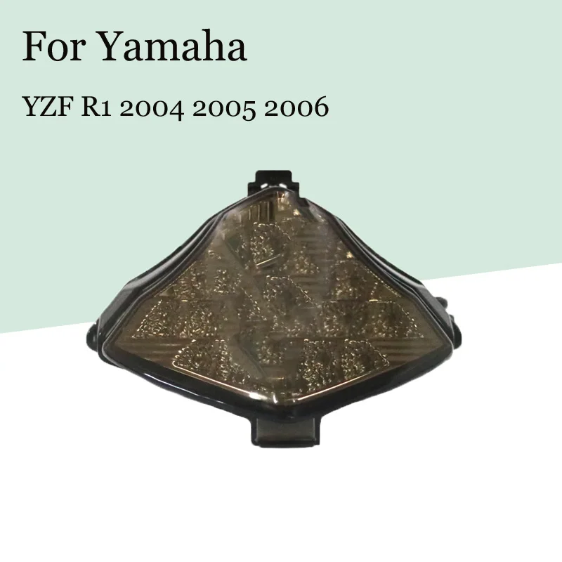 For Yamaha YZF R1 2004 2005 2006 Motorcycle LED Rear Tail Brake Light Turn Signal Integrated Lamp YZF-R1Accessories