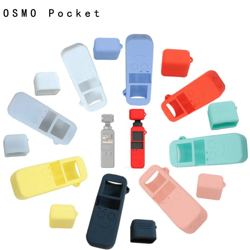 1 комплект мягкий силиконовый чехол защитный для объектива DJI Osmo Pocket Gimbal