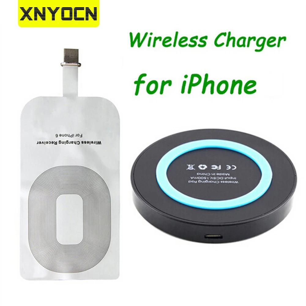Комплект беспроводных зарядных устройств Xnyocn для Apple iPhone 5s 5c 6s 7 8 Plus | Мобильные