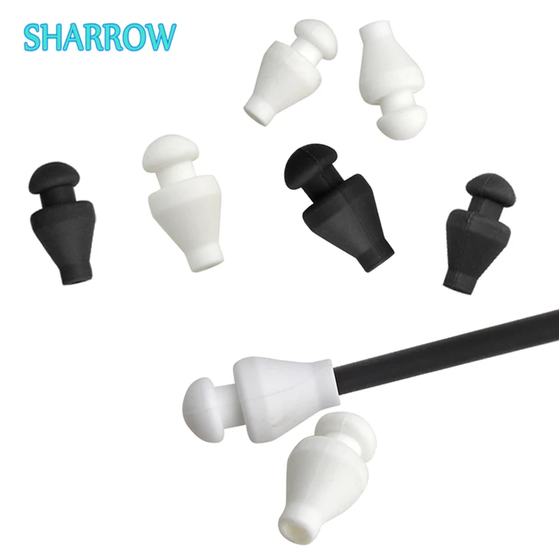 

6/12pcs ID 6mm Rubber Arrowhead Safety Broadhead Target Point for Archery Hunting Game Practice Shooting Training Accessories