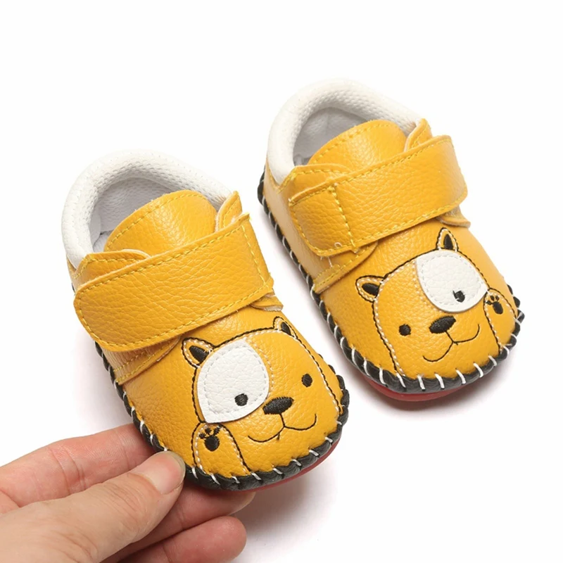 Zapatos para beb&eacute;s y ni&ntilde;os reci&eacute;n nacidos, calzado informal de suela suave y Lisa, antideslizante, para primeros pasos-5