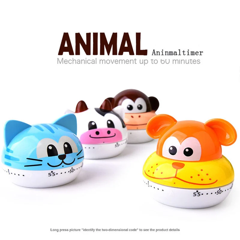 Механический таймер квадратный 60 минут вращение ABS домашняя выпечка