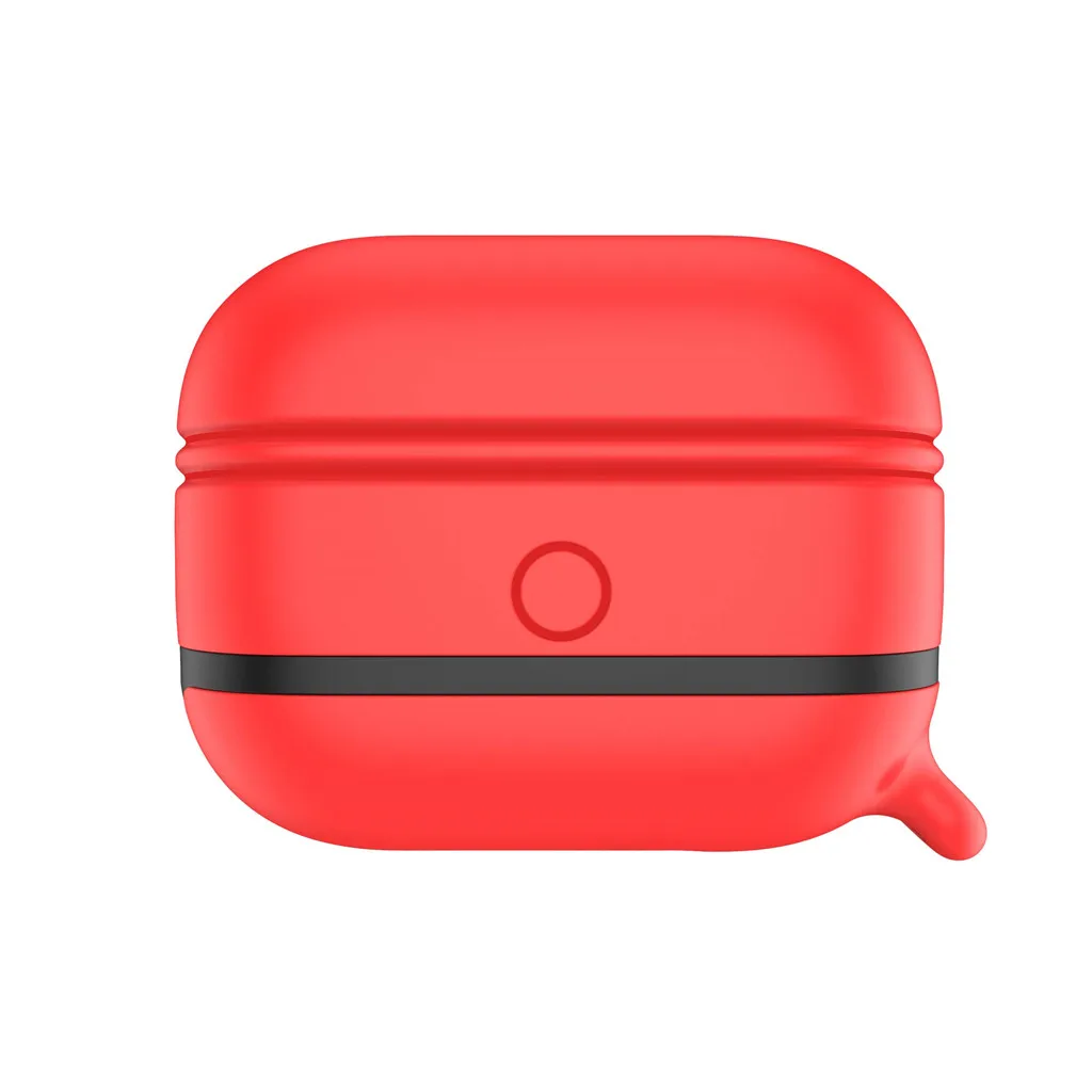 Чехол для беспроводных наушников с Bluetooth Apple Airpods Pro 2019 силиконовый защитный чехол