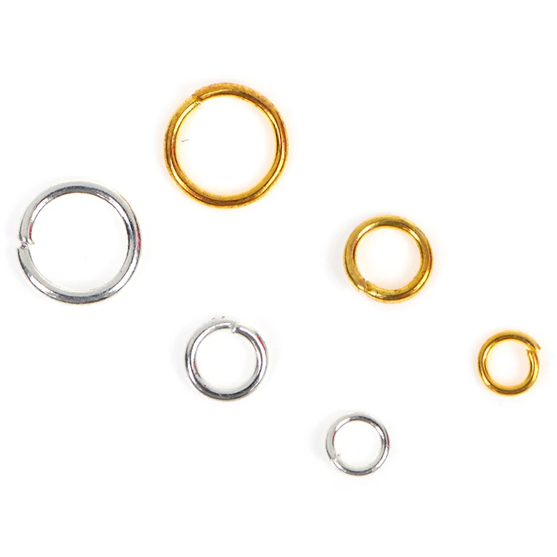 

50/90/120pcs 3/4/6mm Open Jump Rings Connectors Beads For Jewelry DIY Accessories Hot Sale