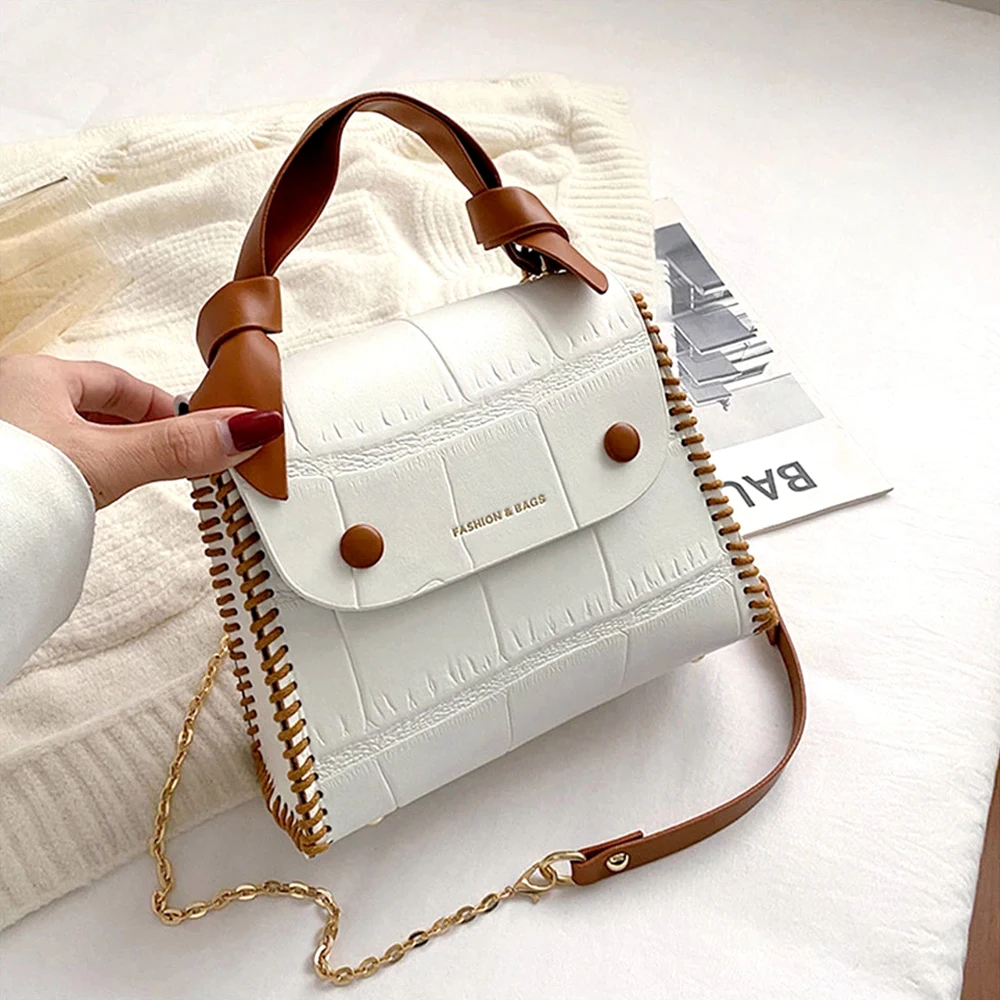 High Quality Handbag Shoulder Strap Woven Bag Set Printed PU Material DIY Set DIY Handmade Bag Backpack Handbag Accessories