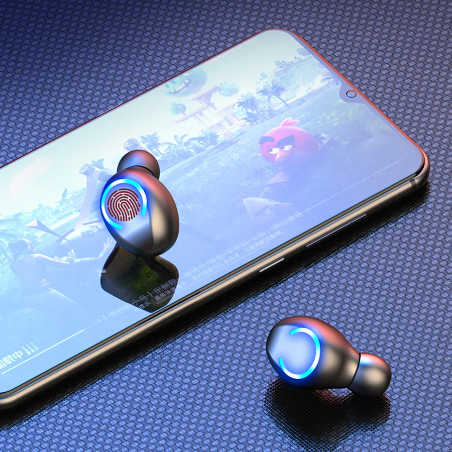 Сенсорное управление TWS 5 0 Bluetooth наушники беспроводные свободные руки