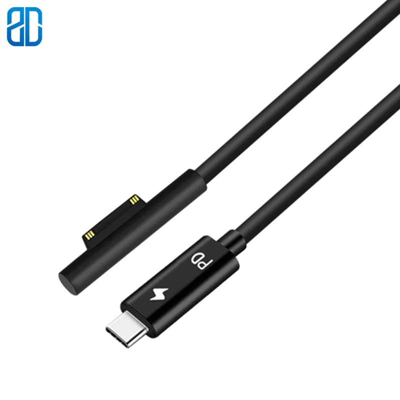 Кабель питания для ноутбука microsoft PD Fast Charge Lure Line type-C Turn Surface Pro3456 | Электроника