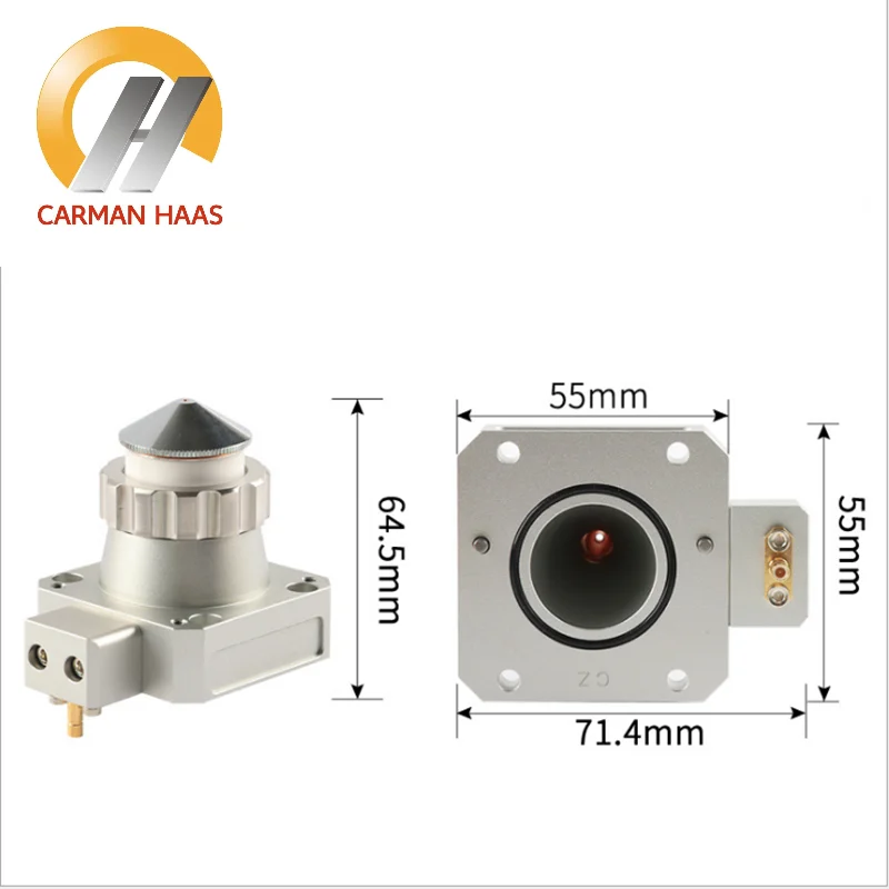 Carmanhaas TRA Nozzle Connector for Raytools BM109 120AH1300A Flat Cutting Head Nozzles Assembly enlarge
