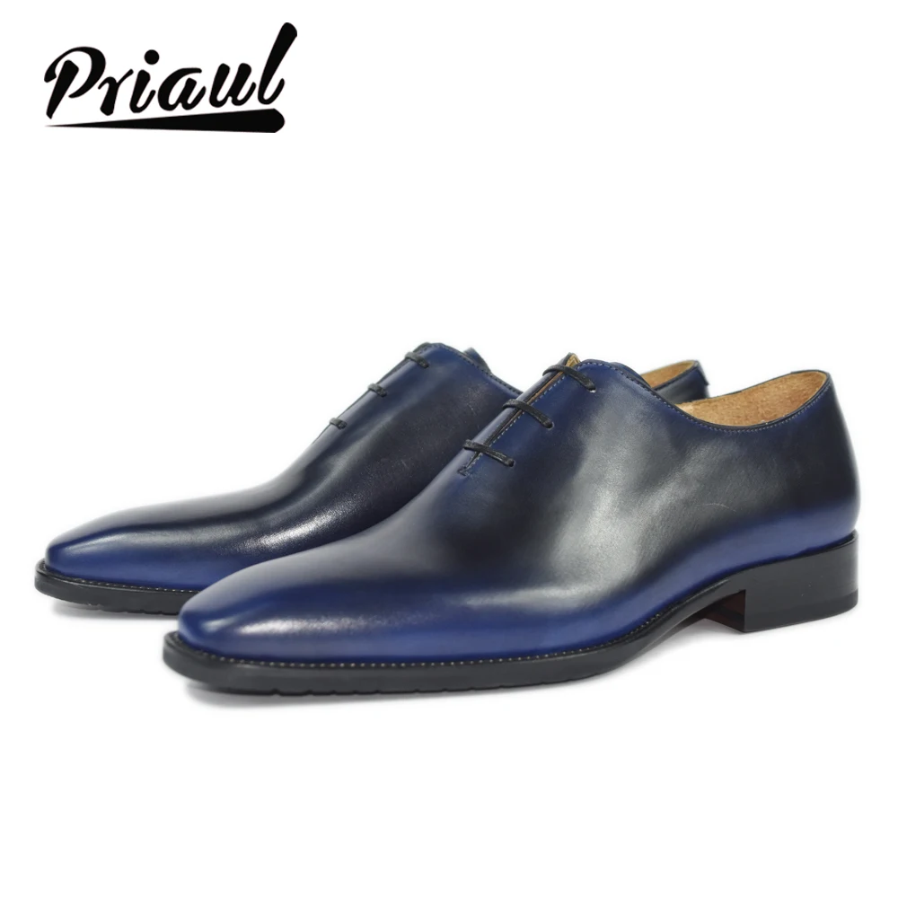 Мужские туфли оксфорды ручной работы из натуральной кожи в винтажном стиле для