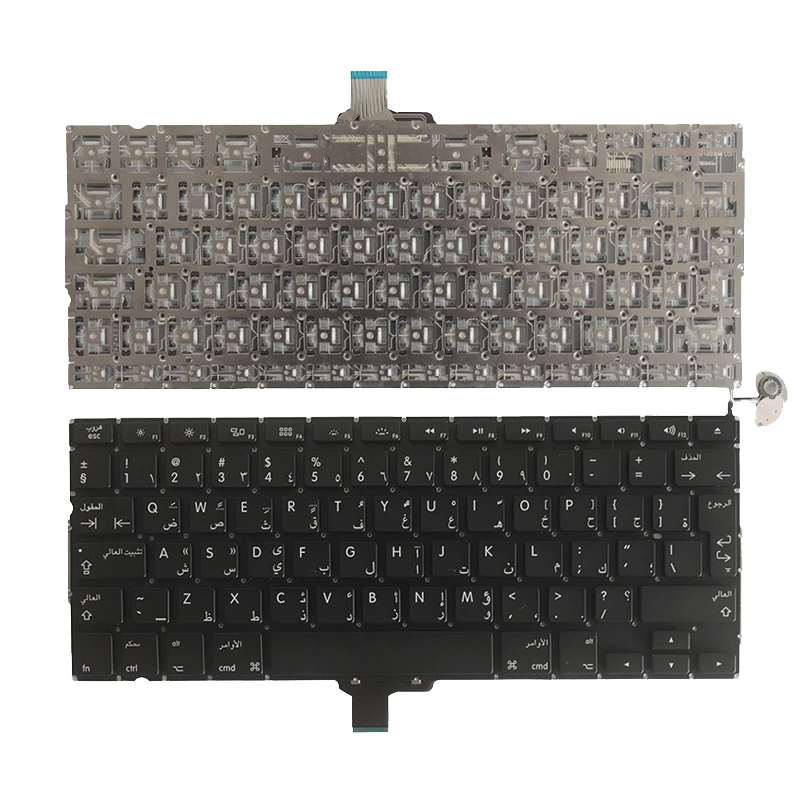 

Новая арабская клавиатура для ноутбука 2009-2012 для Apple Macbook Pro A1278 MC700 MC724 MD313 MD314 AR, замена клавиатуры