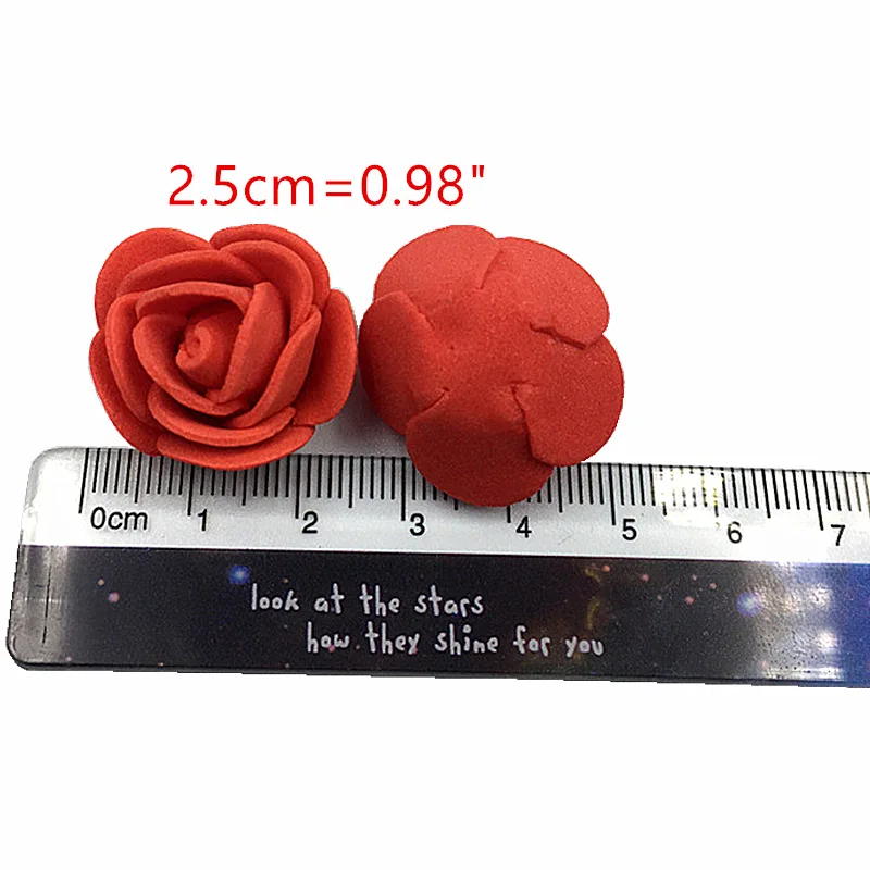 50/100 шт. декоративные розы из пены 2 5 см