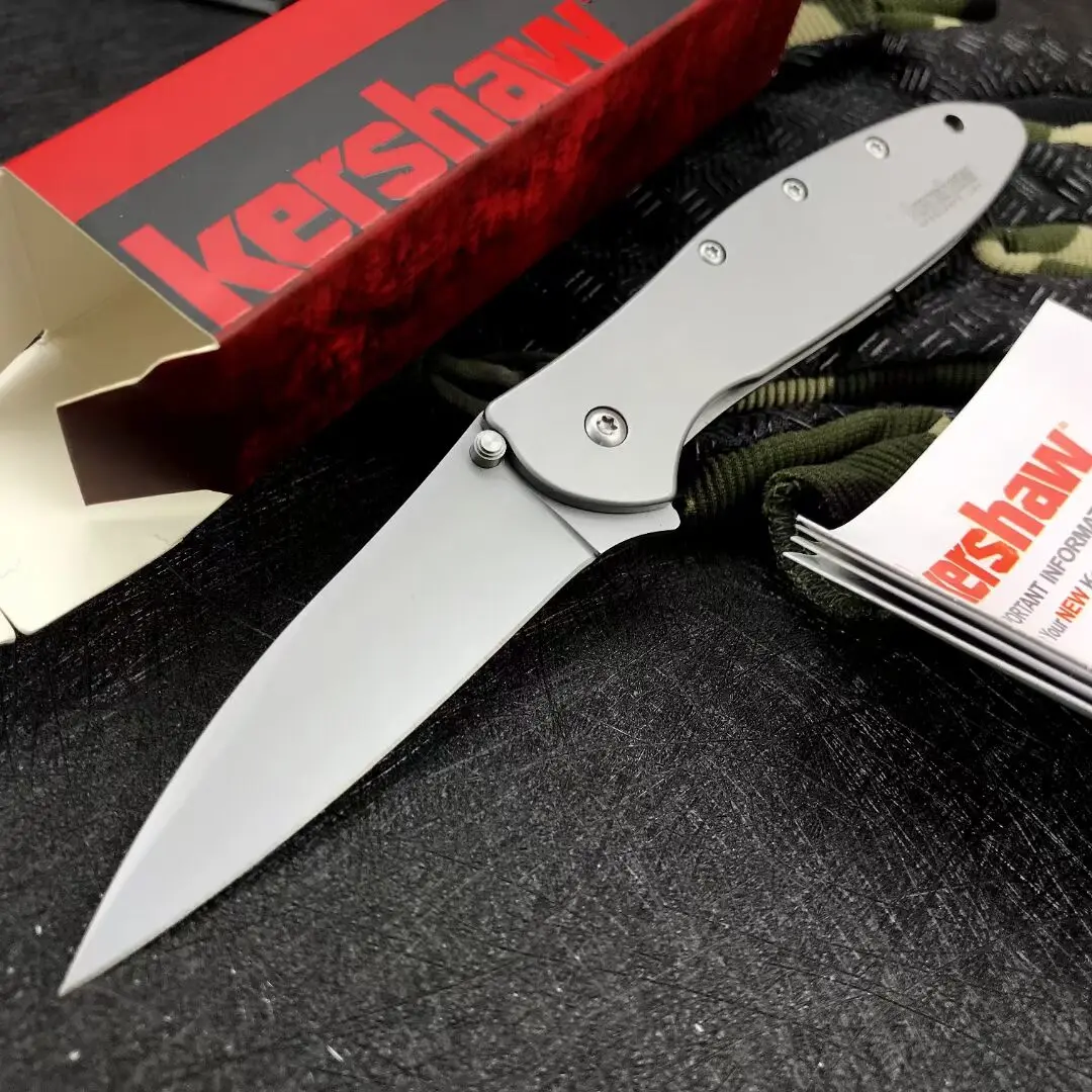 

Kershaw 1660 folding knives pocket EDC SURVIVAL KNIFE CAMPING knife Ken Onion Leek Assisted Flipper Knife 3" Composite D2 Plain