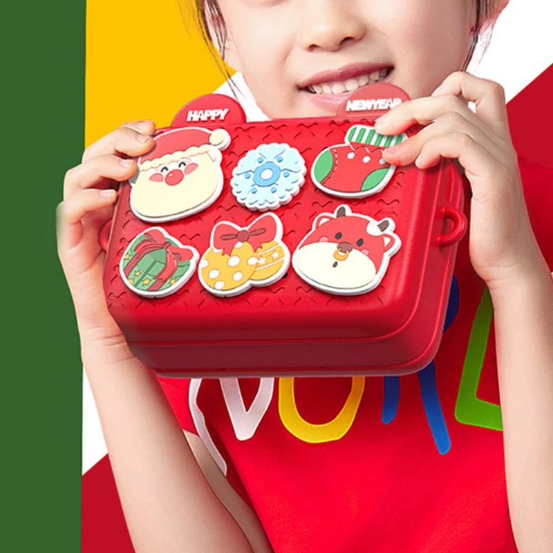 

Mini Cartoon DIY Shoulder Bag, Adjustable Strap, Replaceable Decoration R7RB