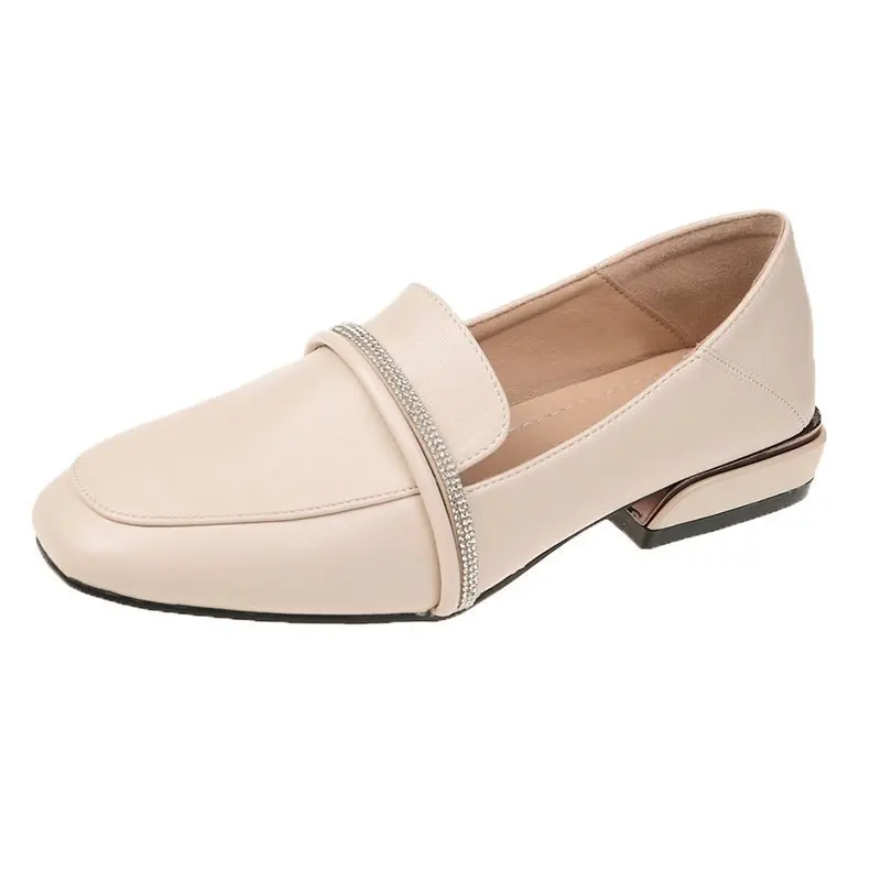 

Crystal Low Heels Summer Shoes Ladies Round Toe 2021 Fashion Women's Female Footwear Casual Sneaker Autumn Rhinestone Modis New