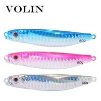 volin new slow jigging lure 30g 40g 50g 60g saltwater metal fishing lure artificial bait casting tackle