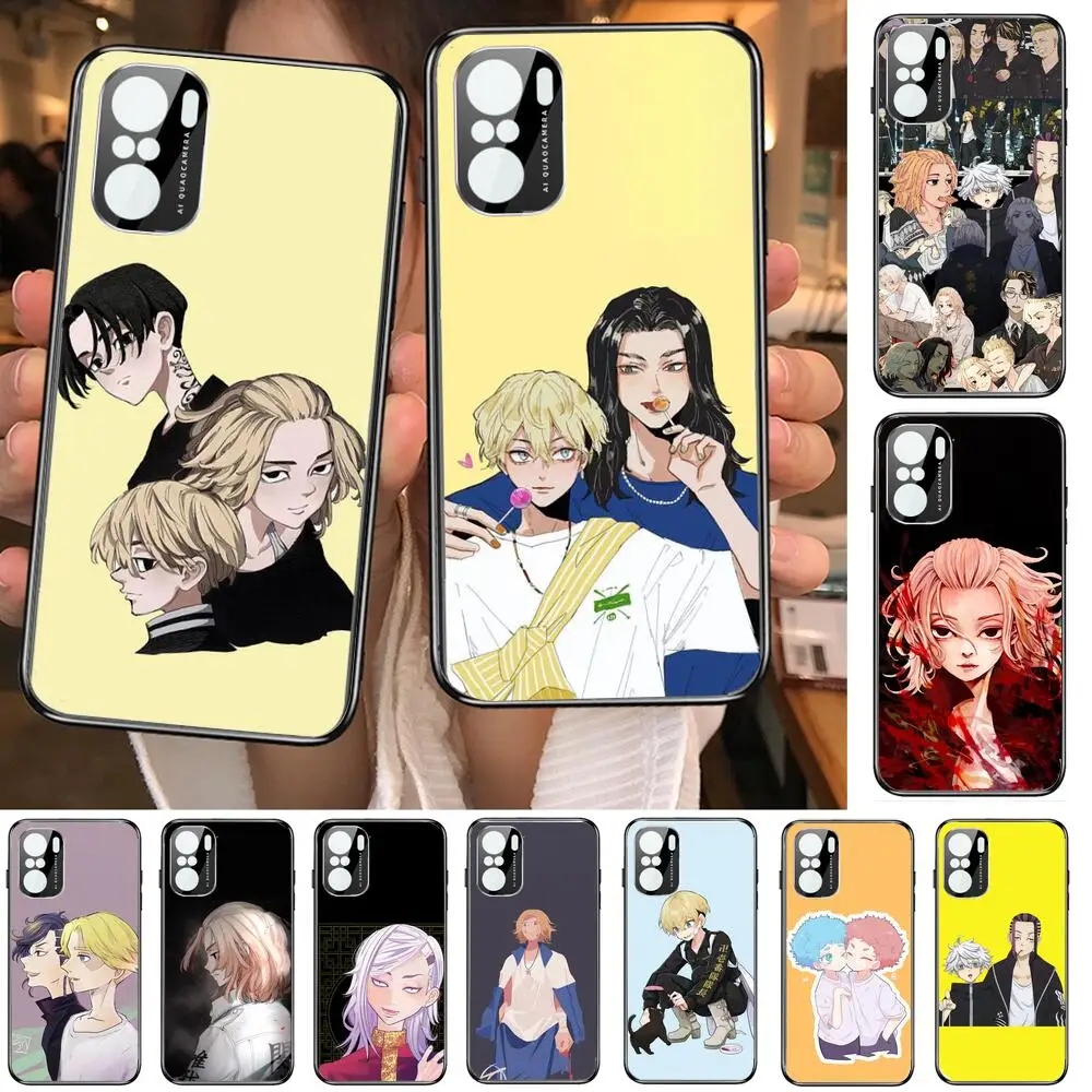 

Anime Tokyo Revengers Phone Case For xiaomi redmi POCO F1 F2 F3 X3 Pro M3 9C 10T Lite NFC Black Cover Silicone Back Prett mi 10