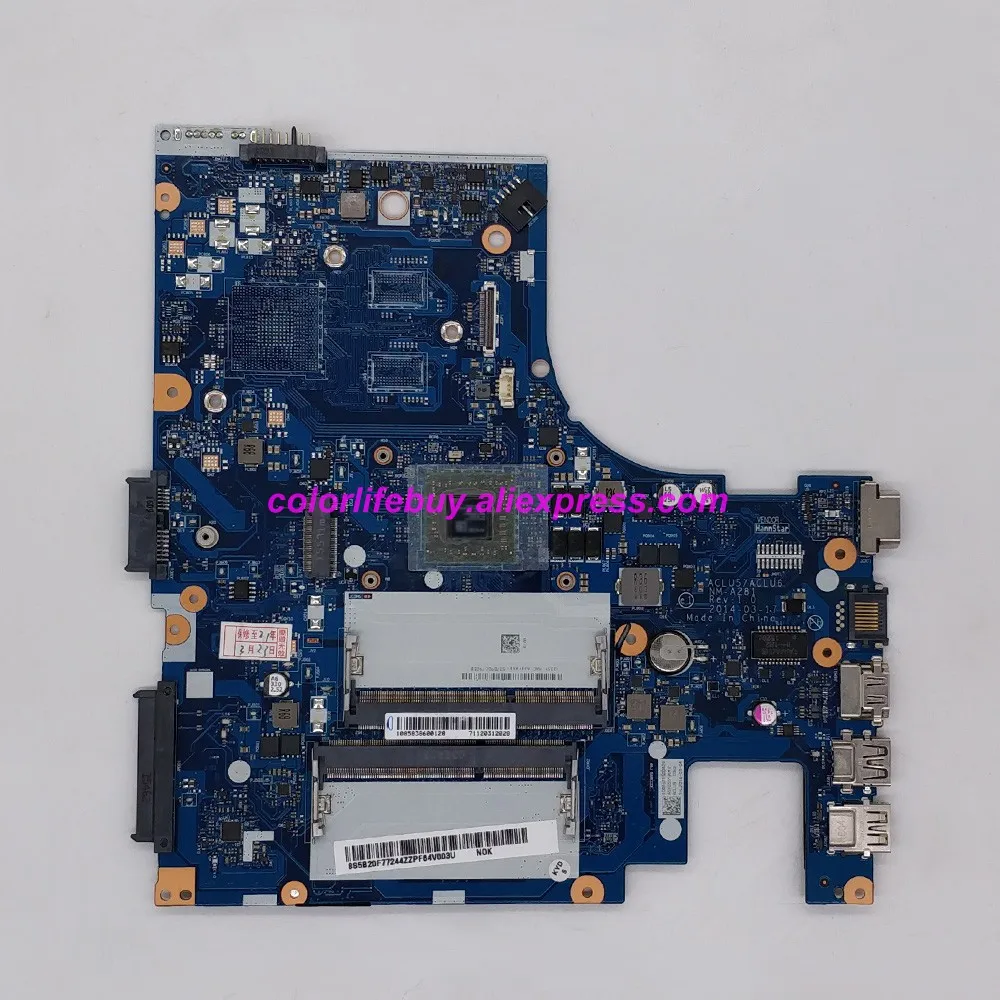 Genuine 5B20F77244 w UMA E1-6010 CPU ACLU5/ACLU6 NM-A281 Laptop Motherboard Mainboard for Lenovo IdeaPad G40-45 NoteBook PC
