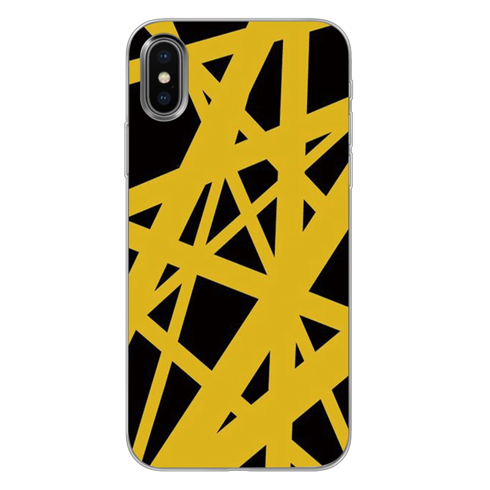 7 Силиконовые чехлы для телефонов Van Halen в полоску для iPhone 5 5S SE 6 6s 7 8 Plus X XS Max XR задняя крышка - Цвет: 7