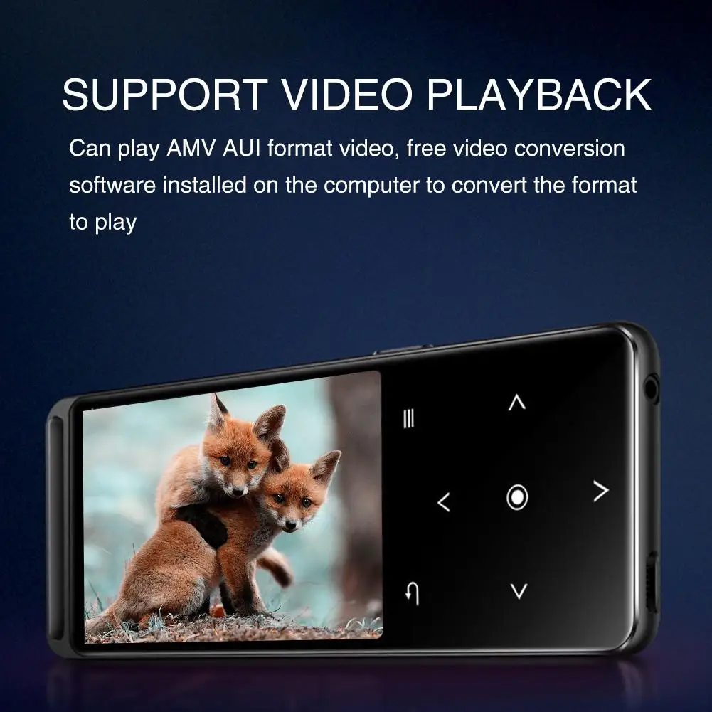 MP3 плеер acekool Bluetooth 5 0 без потерь Hi-Fi Портативный аудиоплеер с FM-радио электронная