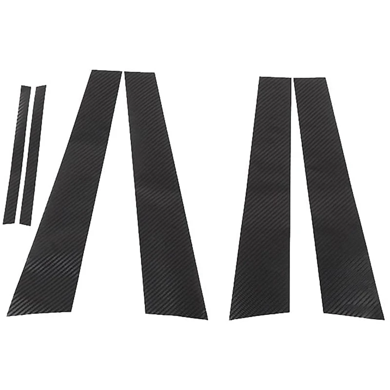 

Door Window Pillar Posts Molding Cover Kit Decor Trim Carbon Fiber for Dodge Charger 2015-2021 Car Accessories