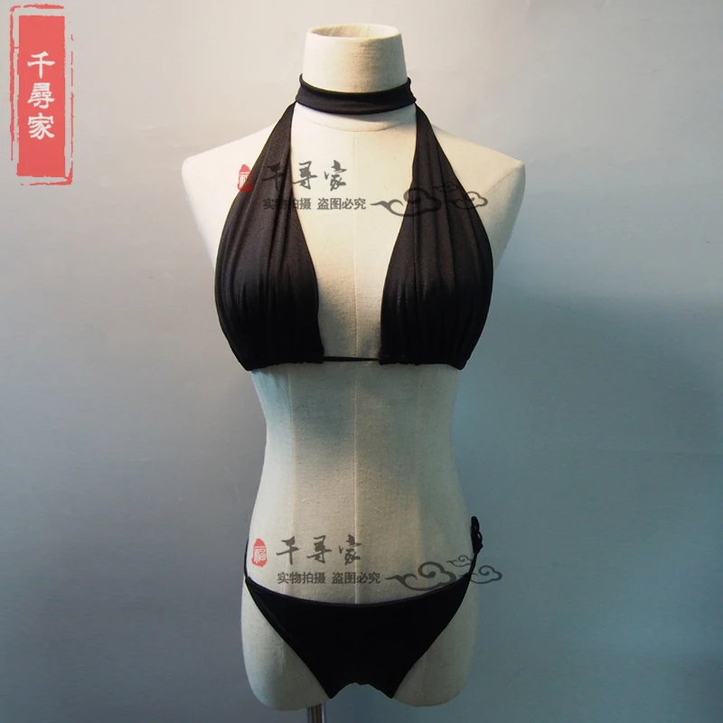 

Miss Kobayashi's Dragon Maid Quetzalcohuatl Cosplay Costume Black Sexy Swimsuit/Bikini Role Play Clothing High-End Custom