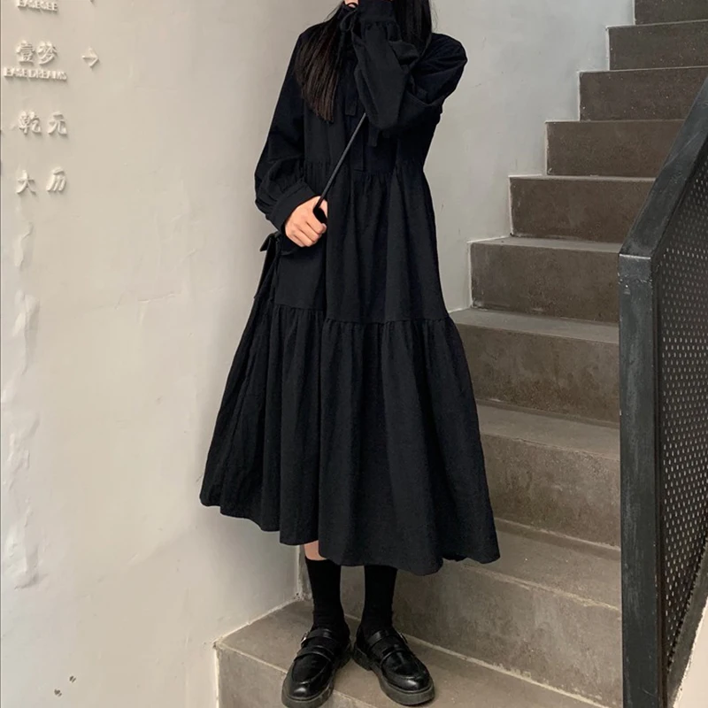 2020 весеннее женское Повседневное платье большого размера s офисное на пуговицах