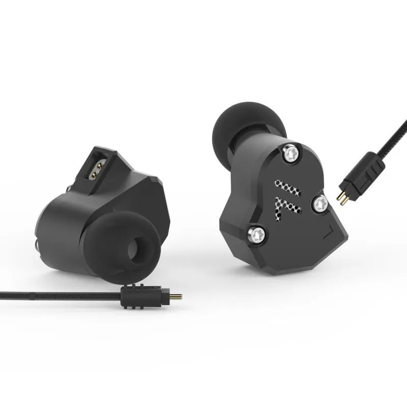 Revonext QT2 2DD+ 1BA гибридные наушники-вкладыши HIFI DJ Monito спортивные наушники для бега наушники гарнитура вкладыши PK QT3 QT3S