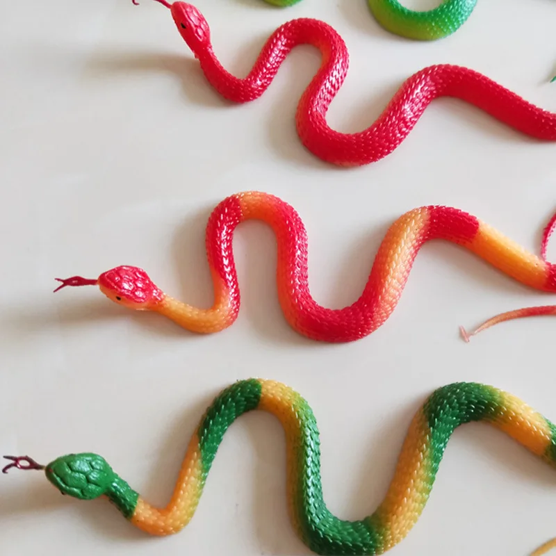 Пластиковая игрушка змея забавная смешная катушка имитация мягкой страшной