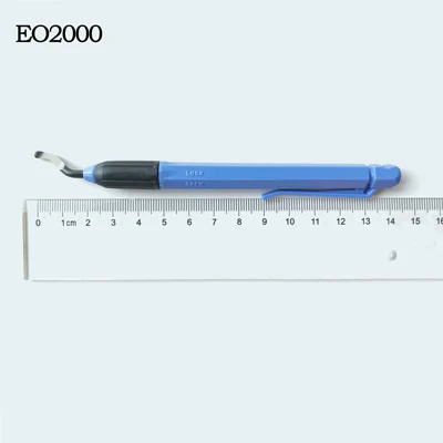 EO2000 UCHEER 1set Edge trimmer burr scraper high speed steel edge-off plastic handle trimming deburrint - Цвет: EO2000